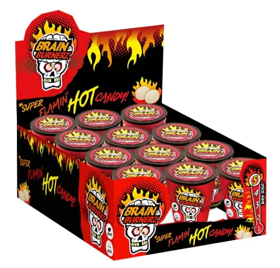 Льодяники Brain Blasterz Brain Burnerz Tub 48 г - фото 9