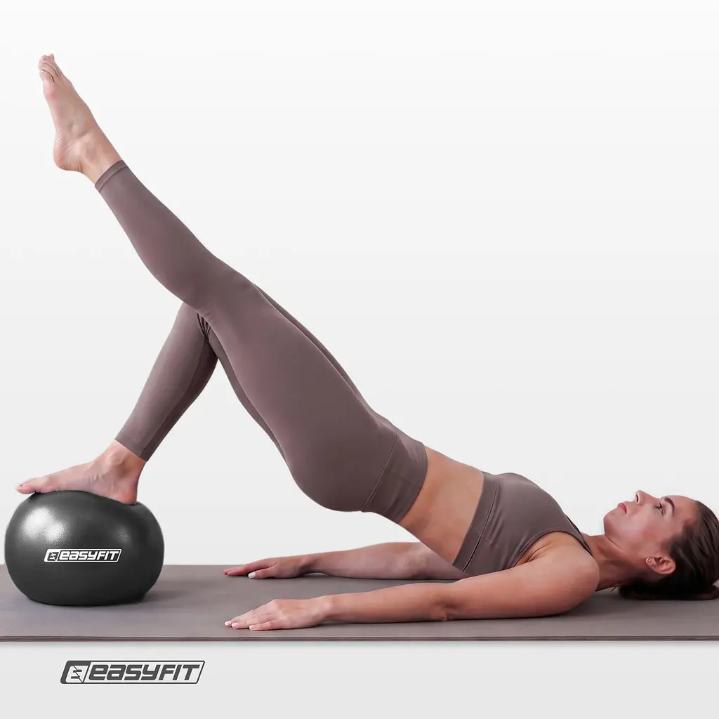 М'яч для пілатеса EasyFit 25 см чорний - фото 11