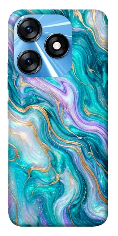 TPU чохол Demsky Mermaid marble для TECNO Spark 10 Pro