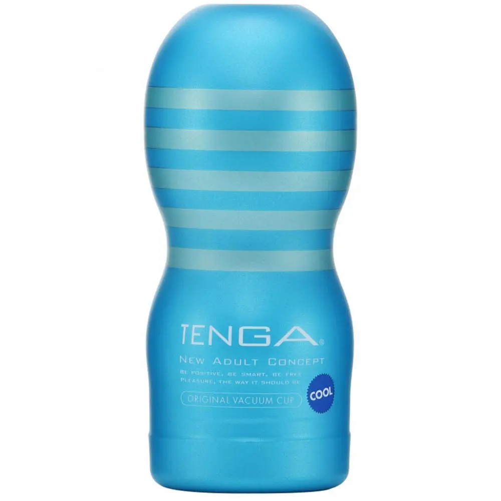 Мастурбатор Tenga Deep Throat Cup Cool Edition з лубрикантом що охолоджує, 18х7.5 см