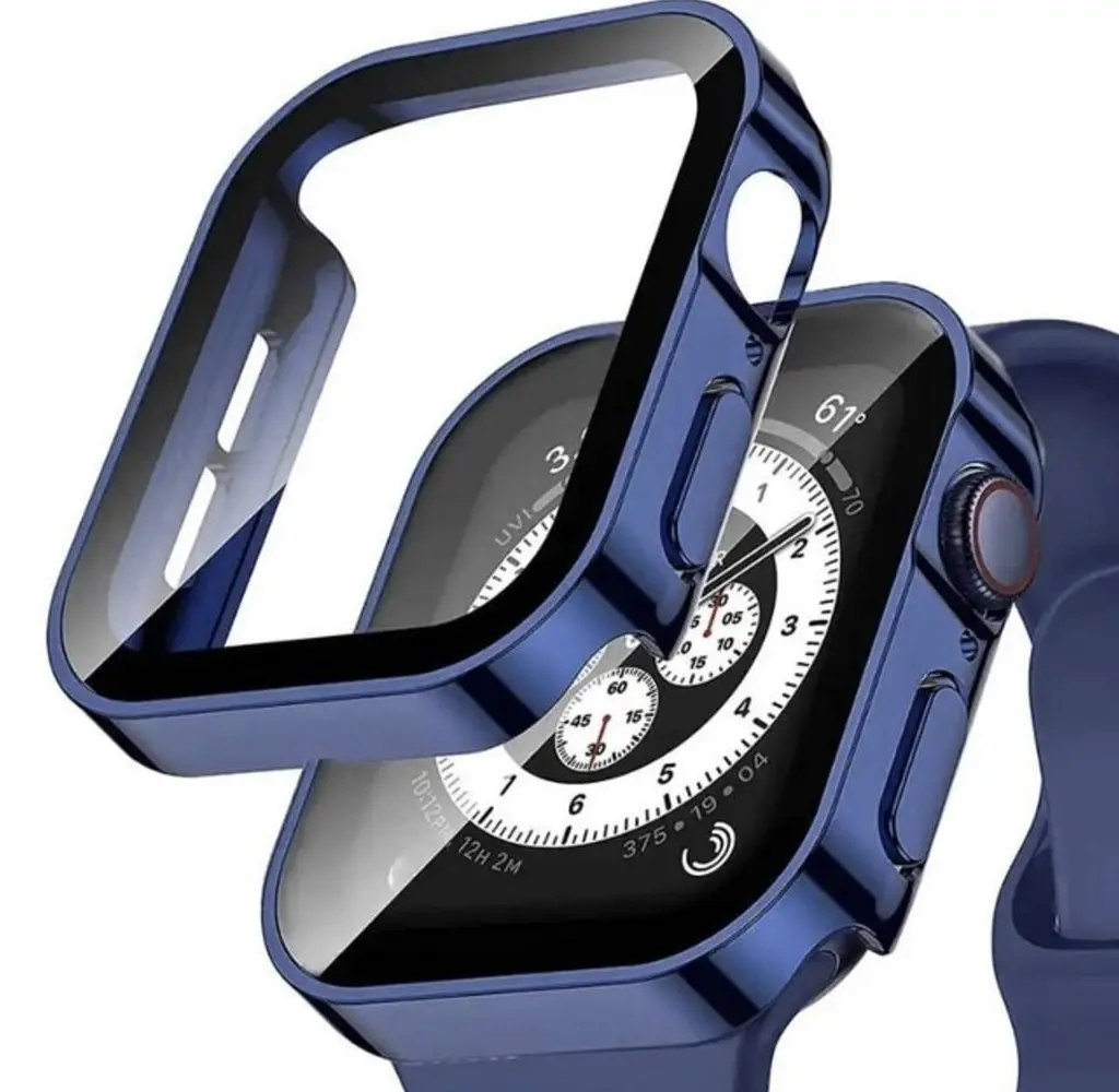 Захисний чохол із склом Choice 2 для Apple Watch 44 мм Синій - фото 2