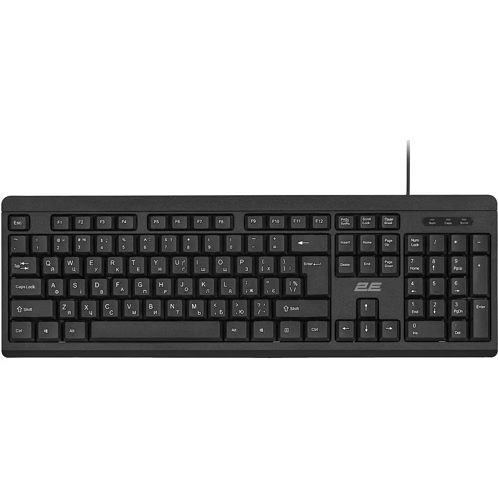 Комплект (клавіатура + миша) 2E MK401 USB UA Black (2E-MK401UB_UA) [150974] - фото 2