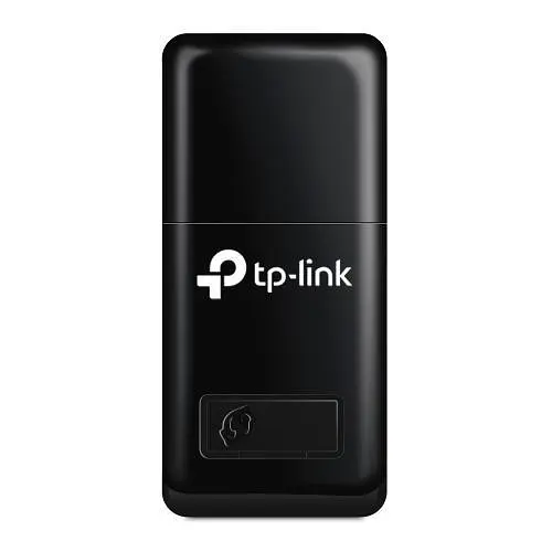 Мережевий адаптер USB TP-LINK TL-WN823N, чорний, до 300 Мбіт/с, 802.11n, WPS, USB 2.0, вбудована антена, мініатюрний дизайн