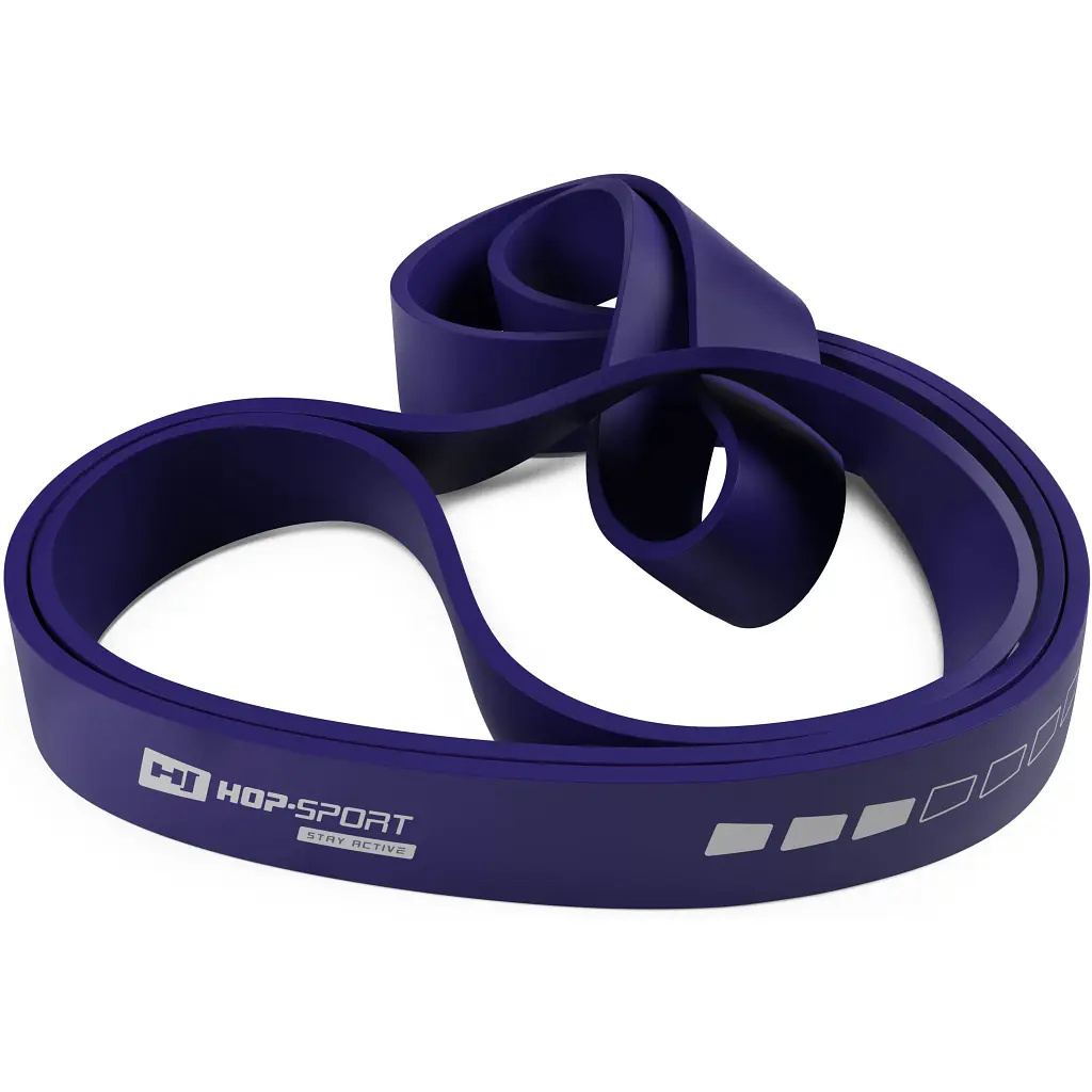 Резинка для фитнеса Hop-Sport 16-39 кг HS-L032RR фиолетовая - фото 7