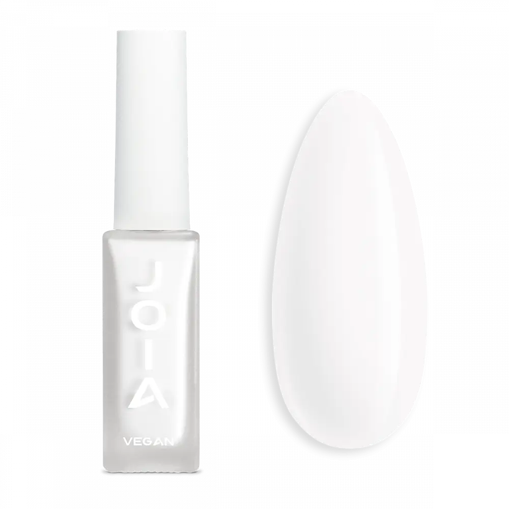 Лак для нігтів Nail care polish 4in1 01 Ideal white JOIA vegan 8 мл - фото 2