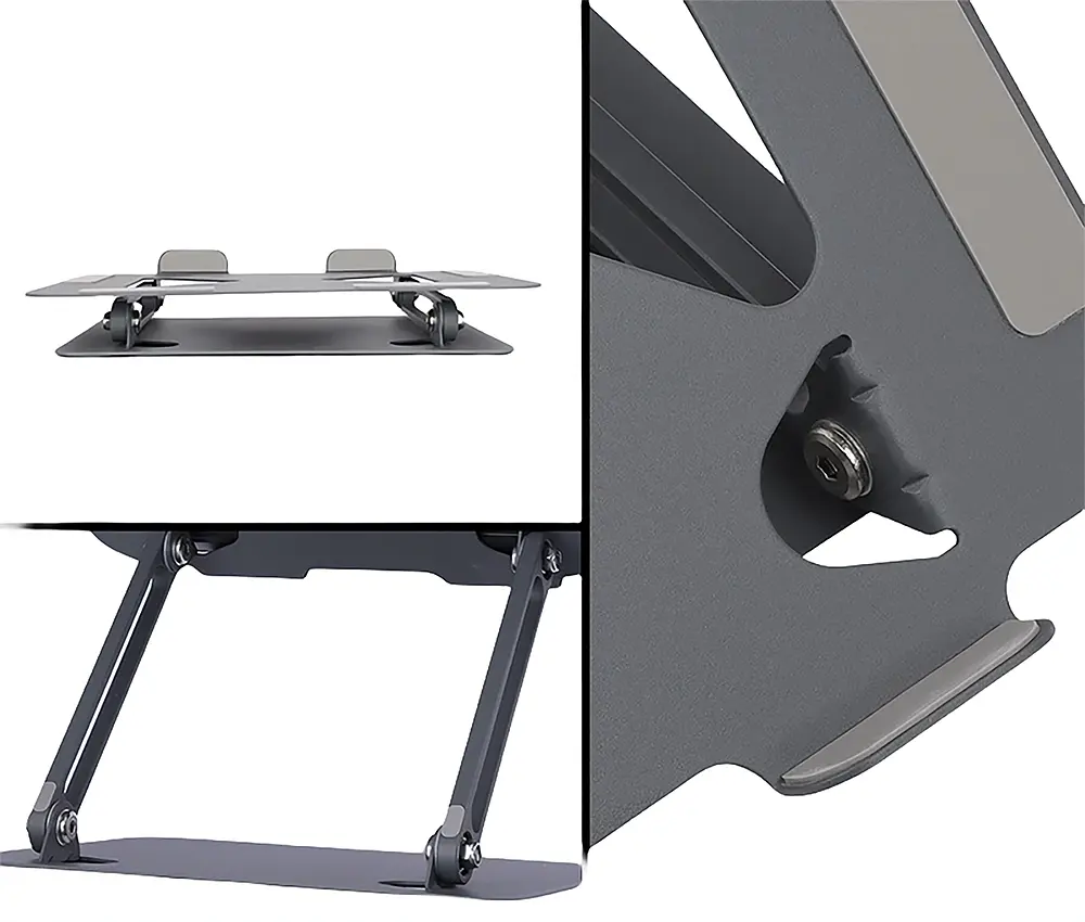 Підставка для ноутбука Laptop Stand 10-17" Aluminum Alloy Media-Tech - фото 6
