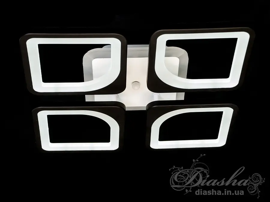 Люстри світлодіодні Diasha S8060/4BK LED 3color dimmer - фото 6