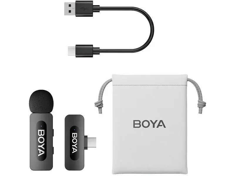 Мікрофонна радіосистема BOYA BY-V10 USB Type-C - фото 2