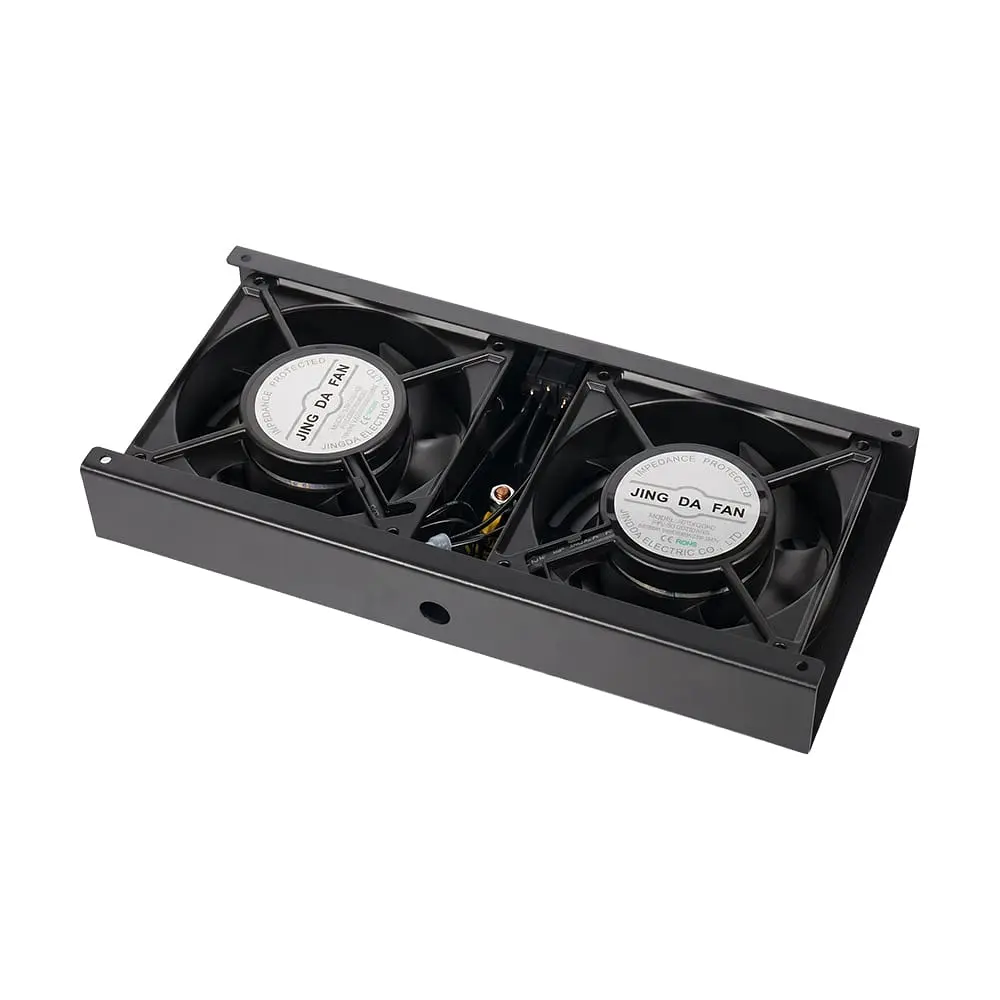 Вентилятор до комутаційних шаф глибиною до 600 мм Trinix TRX-FAN2 Black (25-00127) - фото 2