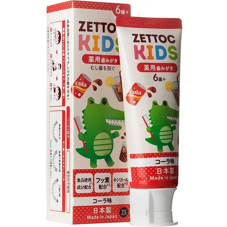 Дитяча зубна паста Zettoc Nippon Toothpaste Kids Cola Кола, 70 г - фото 2