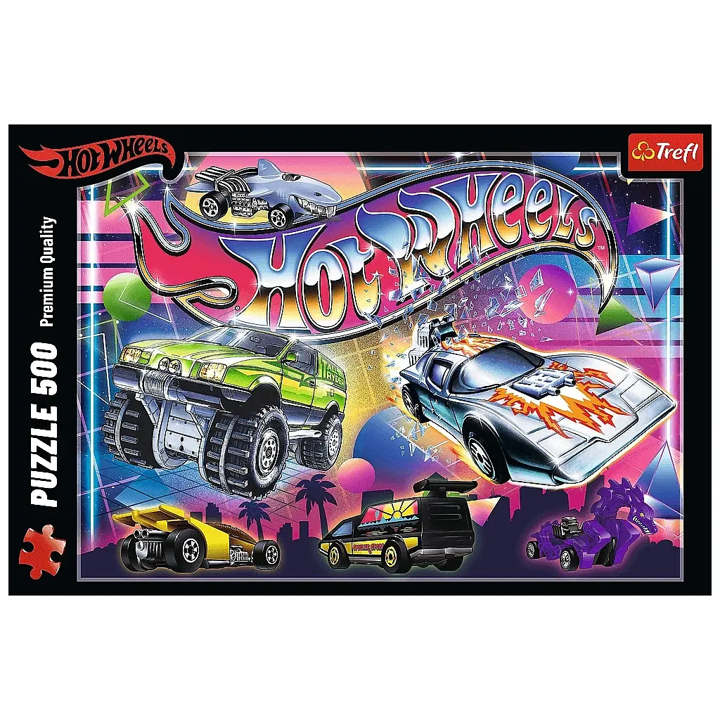 Пазл Trefl Hot Wheels атмосфера 80-х 500 елементів (5900511375381) - фото 3