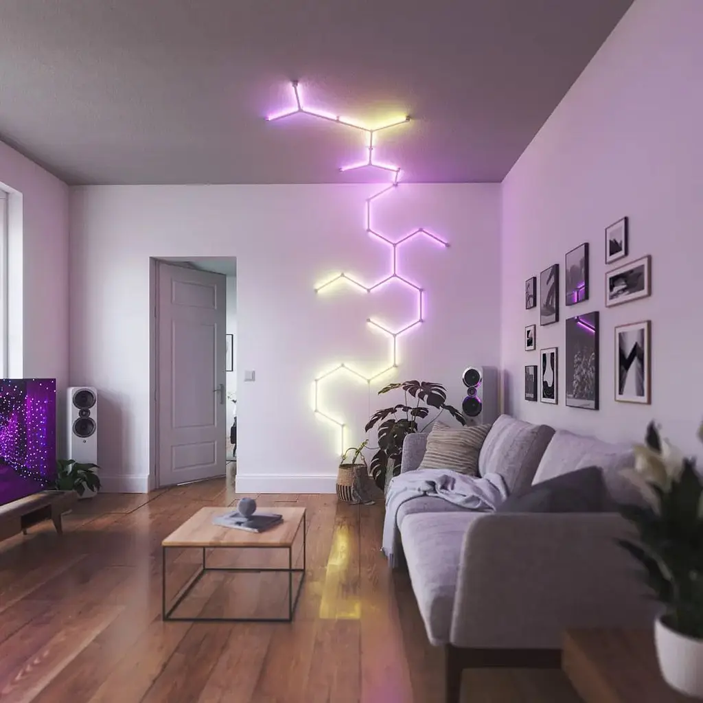 З'єднувач для світлодіодних панелей Nanoleaf Lines Flex Connectors 3шт (NC59-0004) [87858] - фото 4
