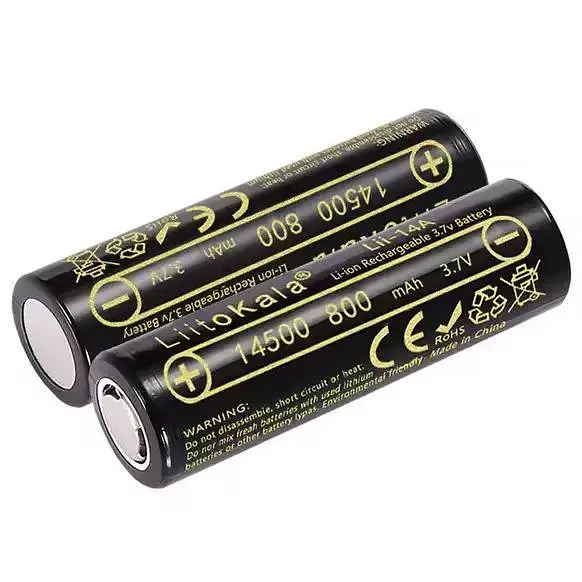 Акумуляторна батарея LiitoKala Lii-14A 14500 / 3.7V / 0.5A / 800 mAh - фото 2