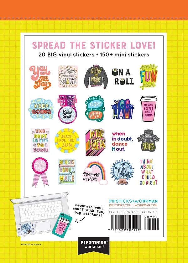 A Little Book of Big Word Stickers - фото 2