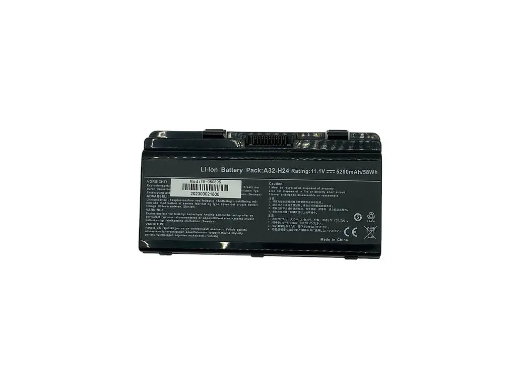 Акумулятор для ноутбука Hasee A32-H24 Elegance A300 11.1V Black 4400 mAh - фото 2