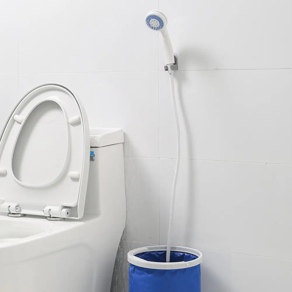 Портативний кемпінговий душ з помпою USB Travel shower · Переносний автодуш на акумуляторі для кемпінгу, туризму, миття автомобіля - фото 5