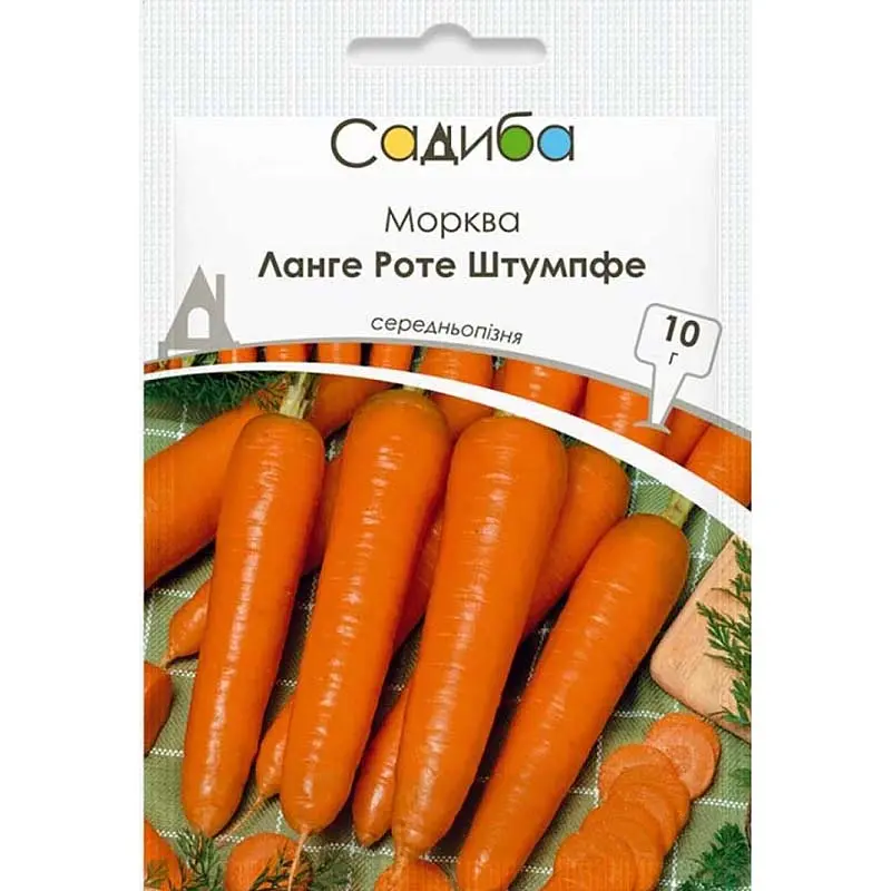 Морква Садиба Ланге Роте Штумпфе 10 г
