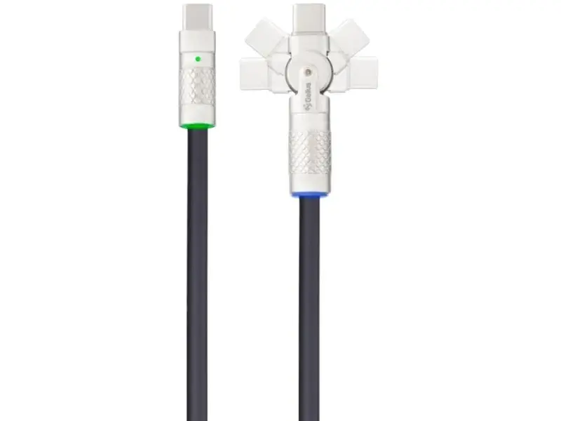 Кабель Gelius Navy GP-UCN009 USB Type-C to Type-C 60W 1.2 м Black (2099900994166) - фото 2