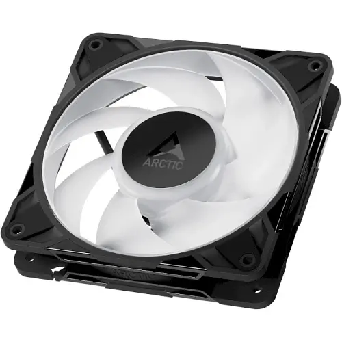 Вентилятор 120 мм, Arctic P12 Pro A-RGB, Black, 120х120х25 мм, ARGB підсвічування, 600-3000 об/хв, 4-pin (PWM, 40 см) / 3-pin (ARGB, 40 см), гідравлічний підшипник (ACFAN00309A) - фото 5