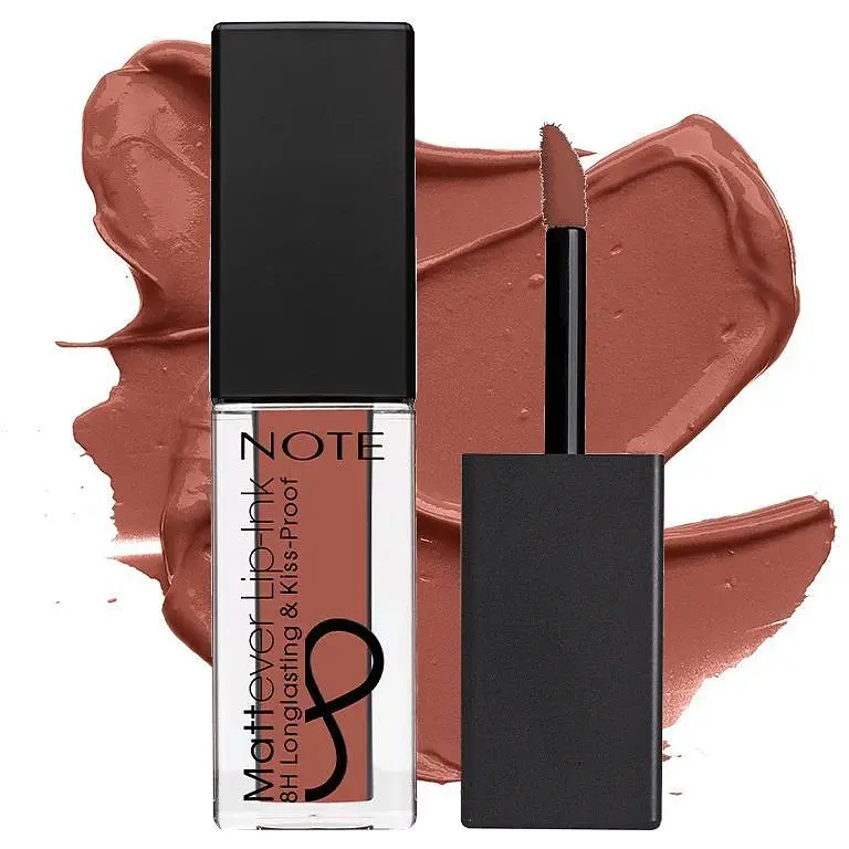 Матовий флюїд для губ Note Cosmetique Mattever Lip-Ink відтінок 05 Toffee Brock 4.5 мл - фото 2