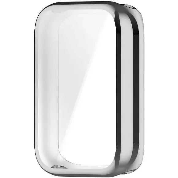 Чохол-накладка DK для Xiaomi Mi Smart Band 9 Pro Silicone Face Case (silver) - фото 2