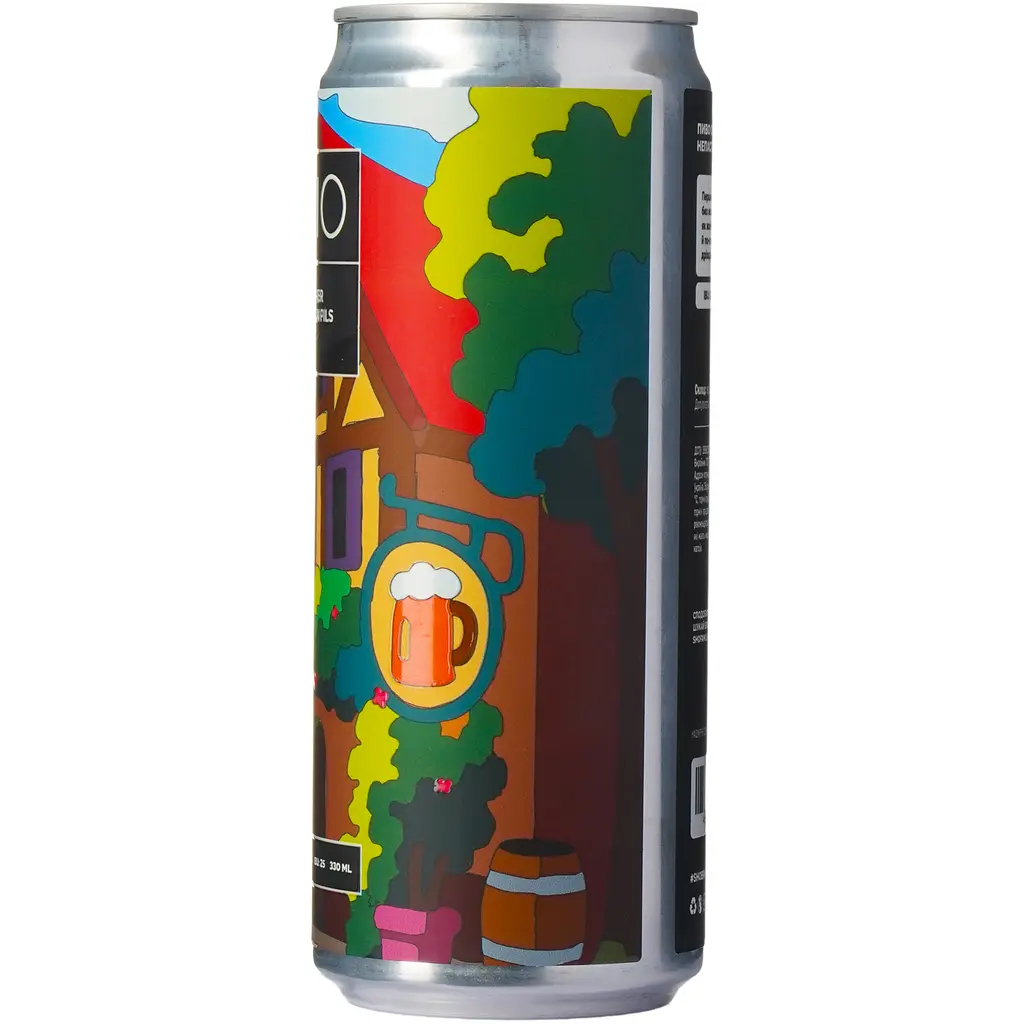 Пиво Sho Brewery Pipilsner світле нефільтроване 0.33 л - фото 2