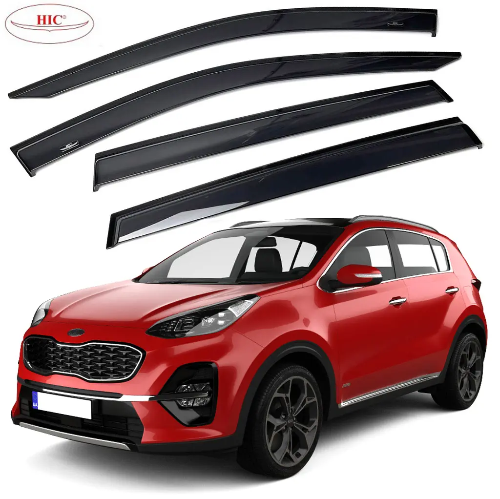 Дефлектори вікон вітровики HIC для Kia Sportage 2015 - Оригінал (K44)