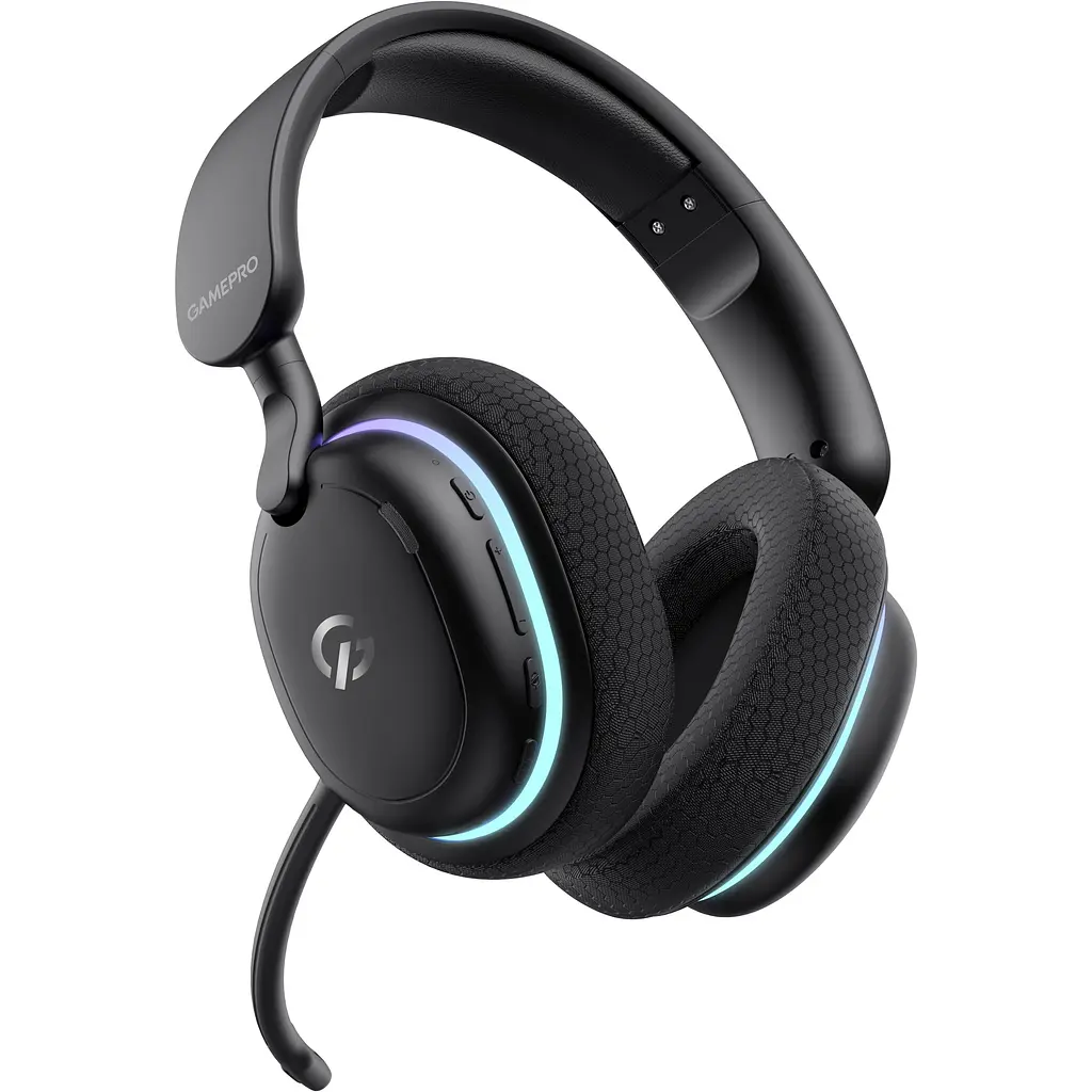 Навушники GamePro Asgard Bragi 7.1 RGB Tri-Mod Black бездротові (HSW250B) - фото 3