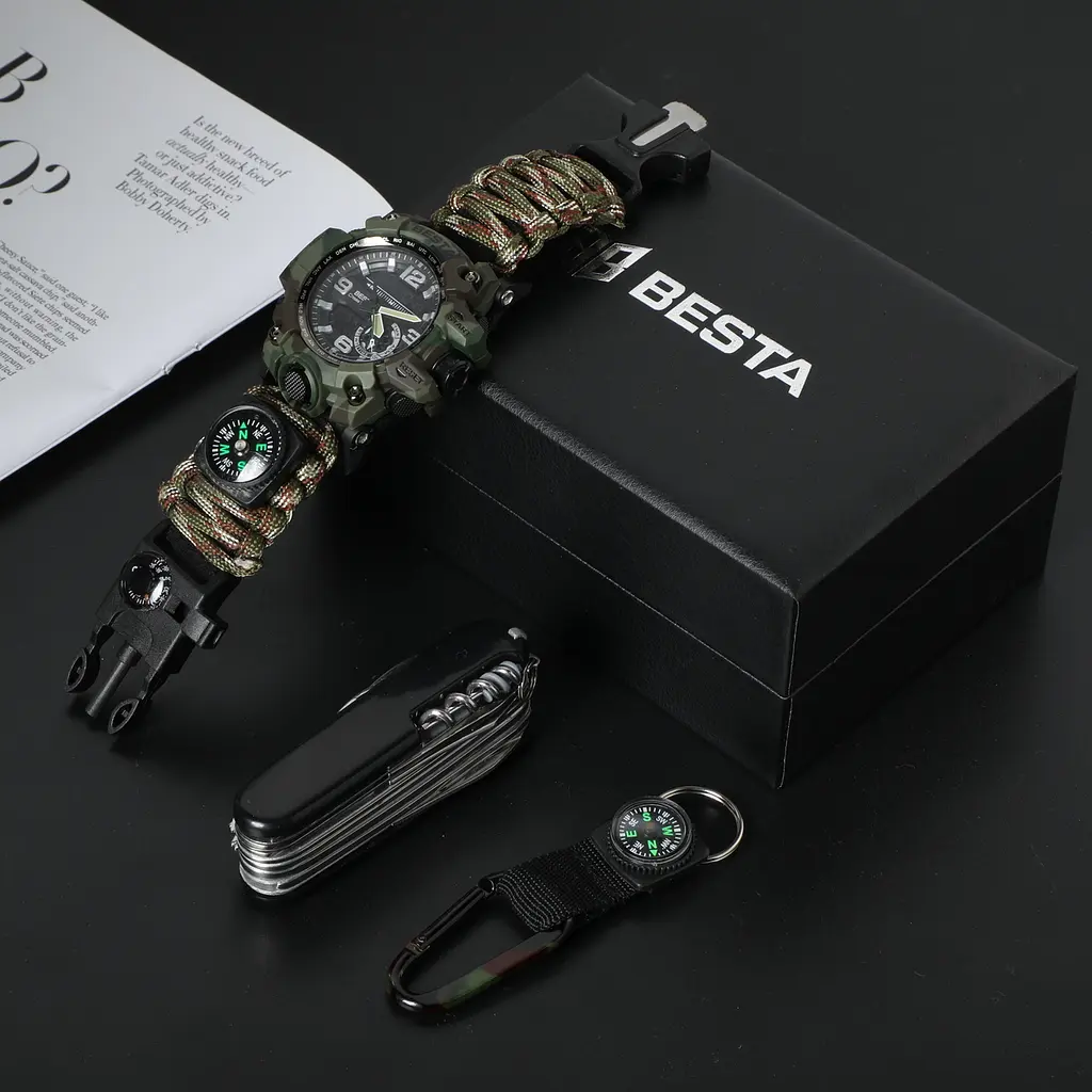 Подарунковий набір Besta Box Military Set з компасом Темно-зелений (3360) - фото 8