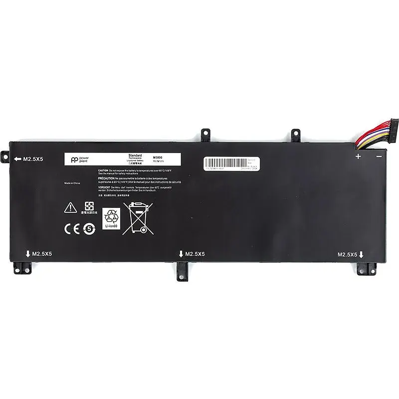 Акумулятор PowerPlant для ноутбуків DELL XPS 15 9530 (T0TRM) 11.1V 49Wh (NB441051) - фото 2
