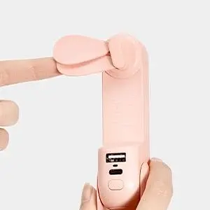 Вентилятор Jisulife F8X Pink - фото 4