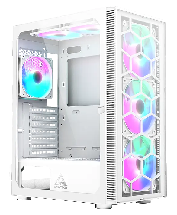 Корпус Montech X3 Glass RGB White (X3 GLASS (W)) - фото 7