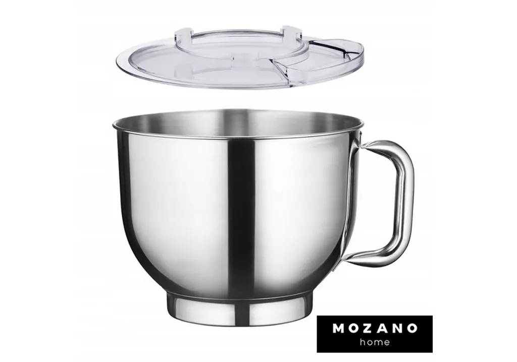 Кухонний комбайн Mozano професійний тістоміс 3в1 Kitchen Machine 2300 Вт чаша 6,2л Silver Кулінарна книга в подарунок - фото 6