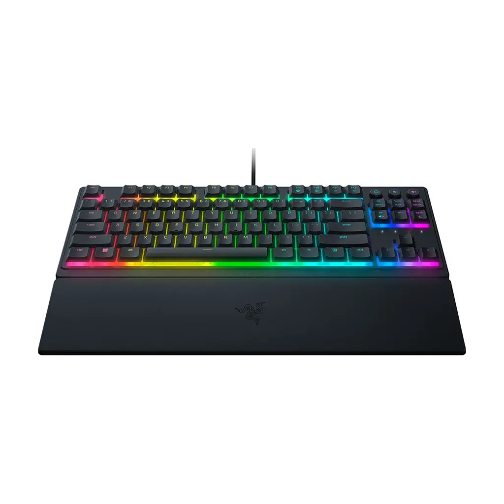 Клавіатура Razer Ornata V3 TKL RGB 84 key Mecha-Membrane Switch USB UA Black (RZ03-04881800-R371) - фото 2