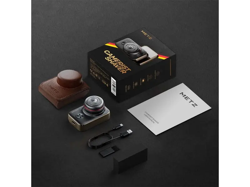 Електробритва Metz Camerist Shaver titanium gold with Bag (MZDF013) - фото 3