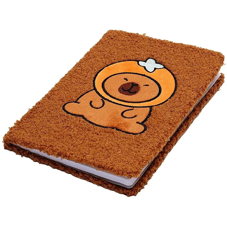 Блокнот А5 ZiBi Capybara 10 Kids Line плюшевый клетка 80 листов (ZB.700024) - фото 7