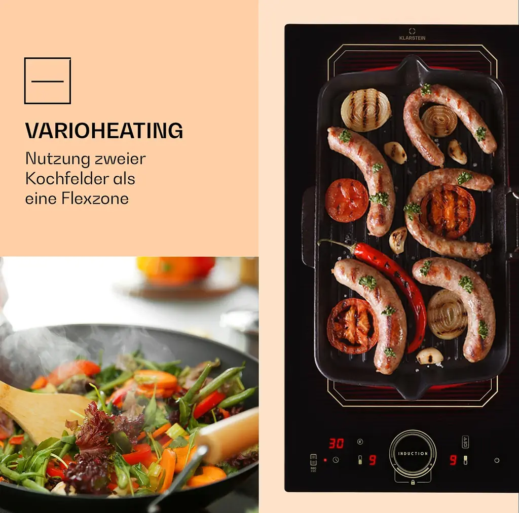 Индукционная плита Klarstein Victoria Domino 3500 (10040199) - фото 4