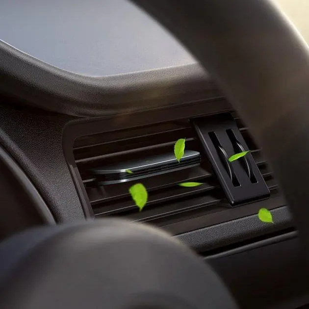 Автомобільний освіжувач повітря Baseus Metal Paddle car air freshener чорний (SUXUN-BP01) - фото 4