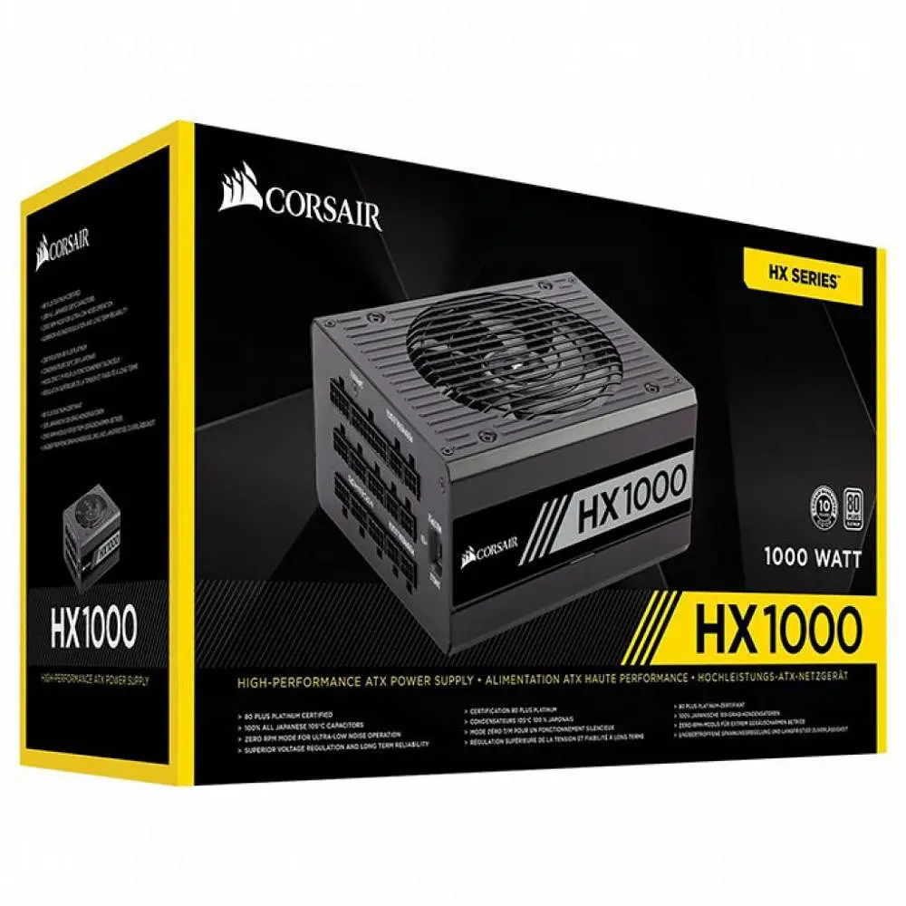 Блок живлення Corsair HX1000 (CP-9020139) - фото 6