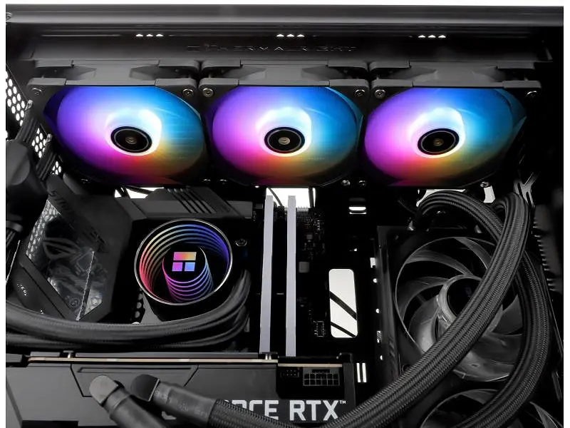 Водяне охолодження Thermalright Frozen Notte 360 ARGB V2 Black - фото 4