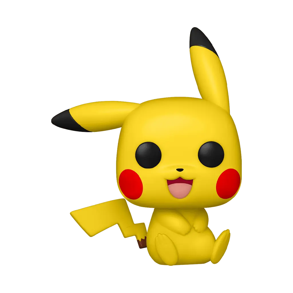 Фигурка Funko Pop Фанко Поп Покемон Пикачу сидит Pokemon Pikachu 10 см P GP 842 - фото 2