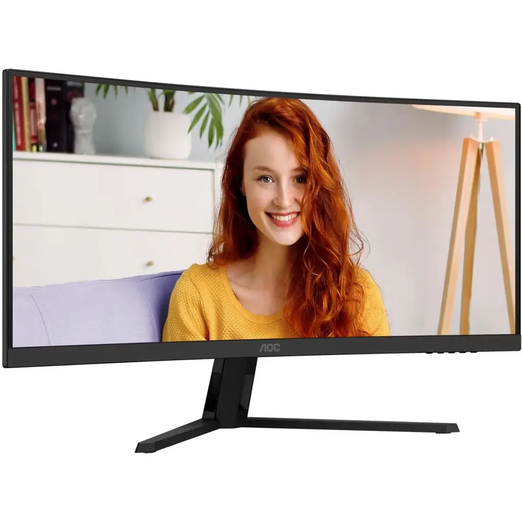 Монітор TFT 34" AOC CU34B3E, WQHD, VA, вигн., 120Гц, HDMI, DP, чорний (CU34B3E) - фото 8