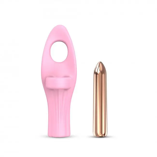 Вібратор Love To Love Tickle me Baby Pink на палець, що перезаряджається, 13, 5х1,3 см рожевий - фото 2