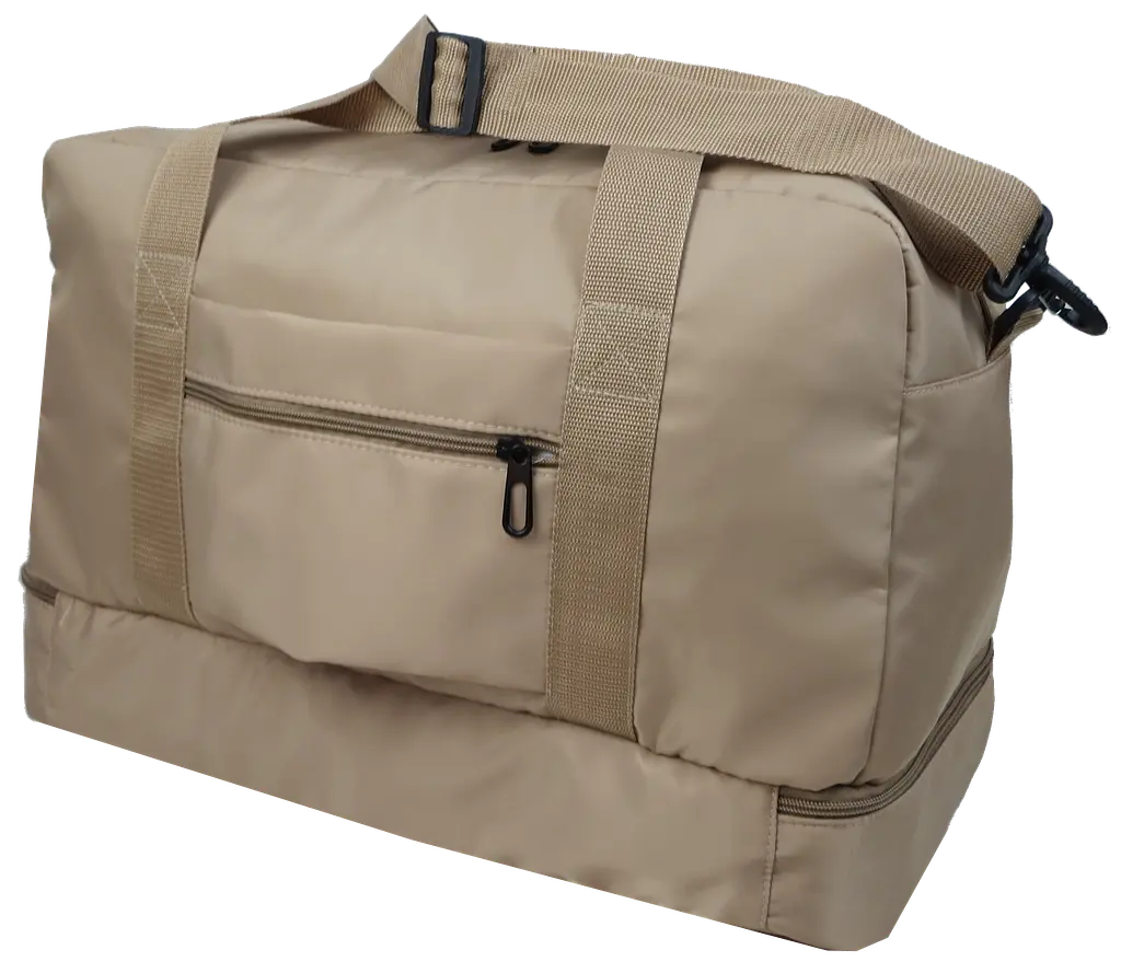 Дорожня сумка з відділом для взуття 40L Wallaby Бежева - фото 5