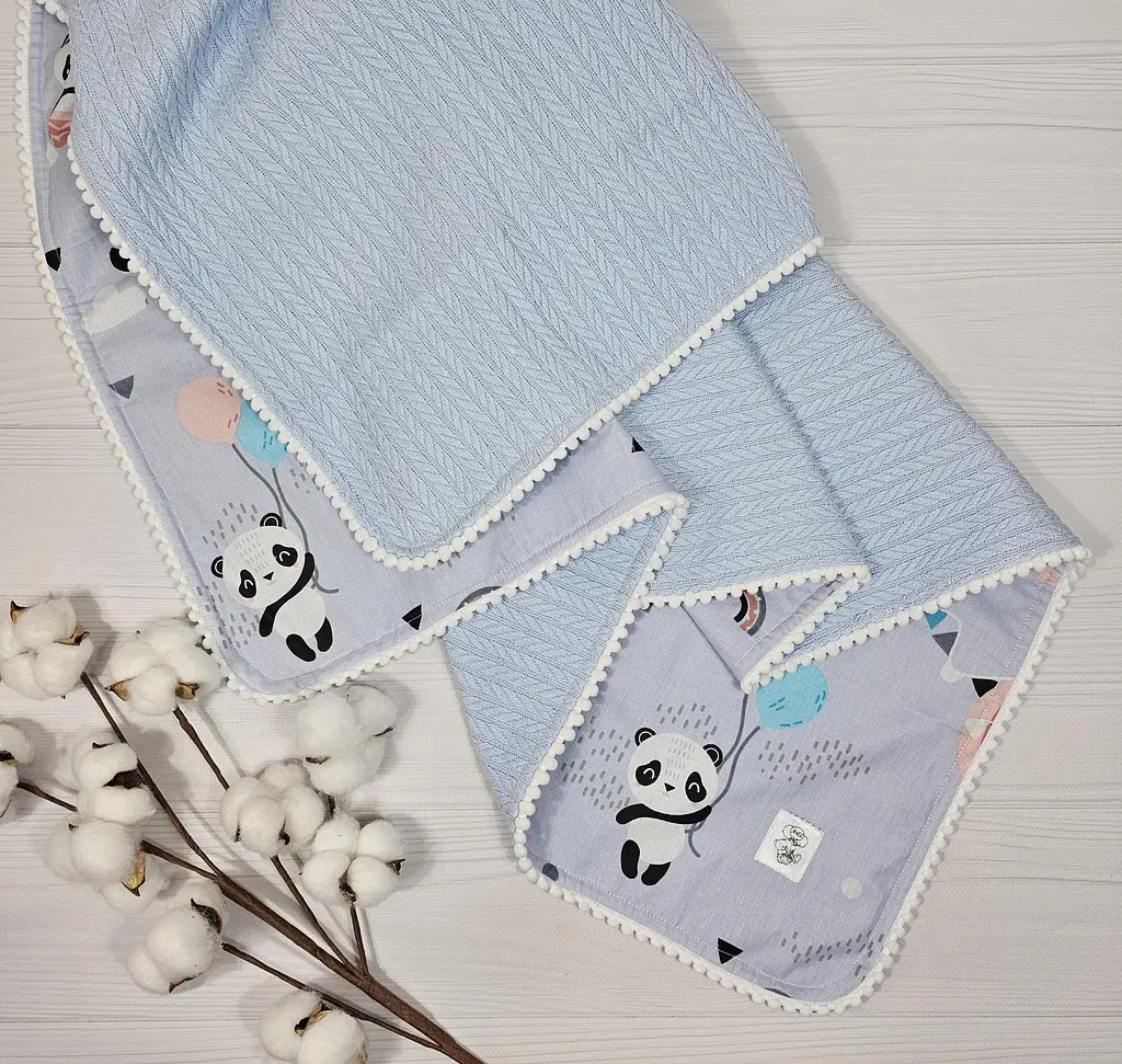 Букет з пелюшок для немовлят A.L.Babybox Панда індіанець 2 16 од. (BU 26527024) - фото 2