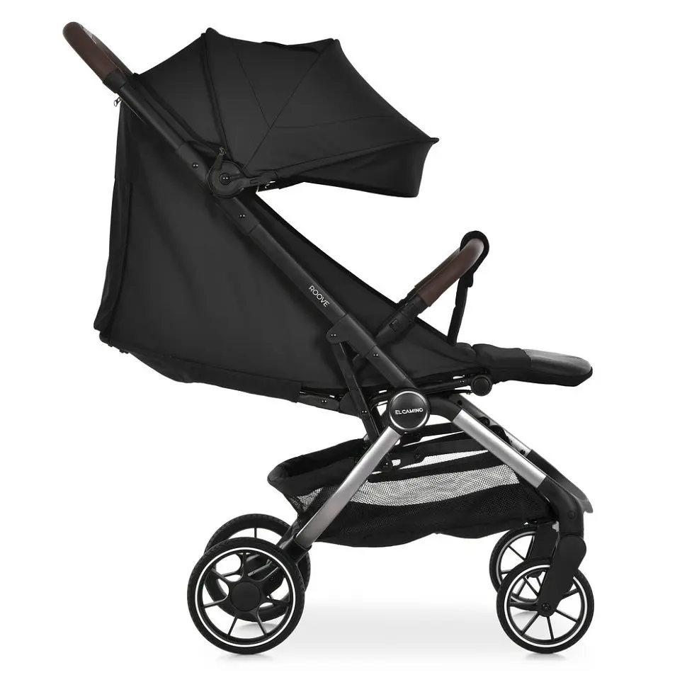Дитяча прогулянкова коляска ROOVE ME 1230 Black - фото 4