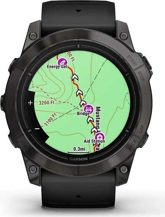 Смарт-годинник Garmin Epix Pro (Gen 2) Sapphire Edition 51mm Carbon Gray DLC Titanium with Black Band (010-02804-00) [86530] - фото 6