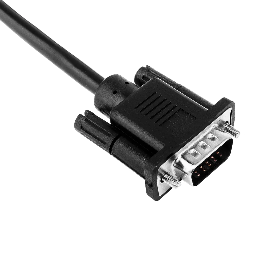 Кабель VGA-5.0BK 5 м чорний (з двома феритовими кільцями) - фото 2