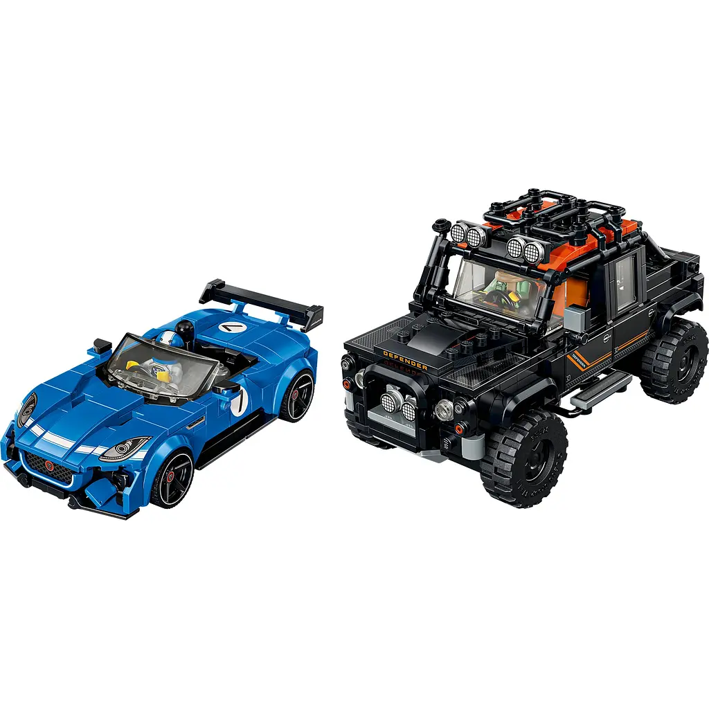 Конструктор LEGO Speed Champions Jaguar Project 7 та Land Rover Defender 740 ел. (77264) - фото 6