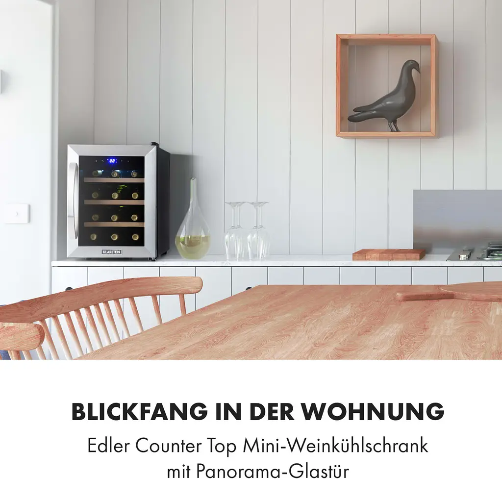 Винный холодильник Klarstein Reserva 12 Uno (10035859) - фото 3